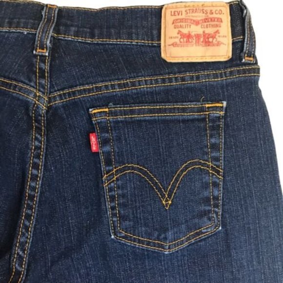 Levis Strauss 515 Womens Boot Cut Jeans Size 6M Stretch Denim Blue 31x32 - Picture 9 of 11